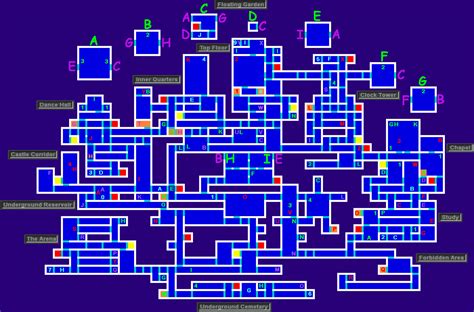 Castlevania: Aria of Sorrow Map