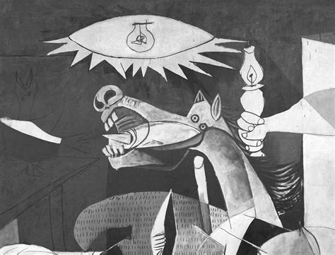 Pablo Picasso Guernica (The horrors of war) - Surrealism art, CAU