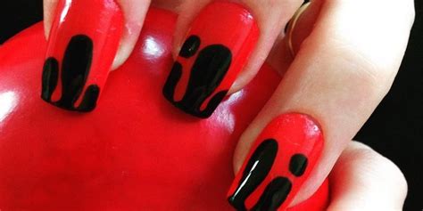 Blood Drip Nail Art Tutorial: DIY Halloween Manicure | HuffPost UK