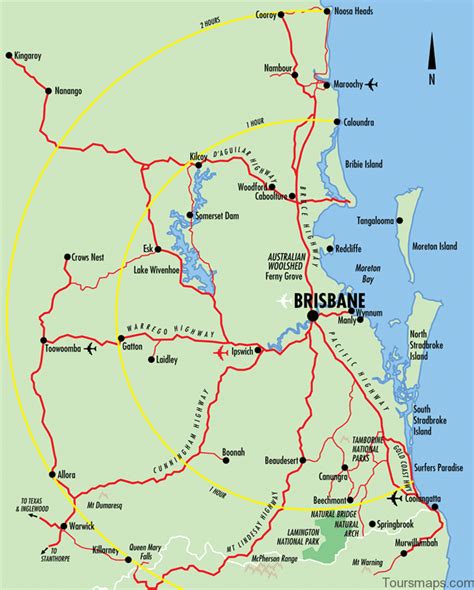 Moreton Island Map and Travel Guide - ToursMaps.com