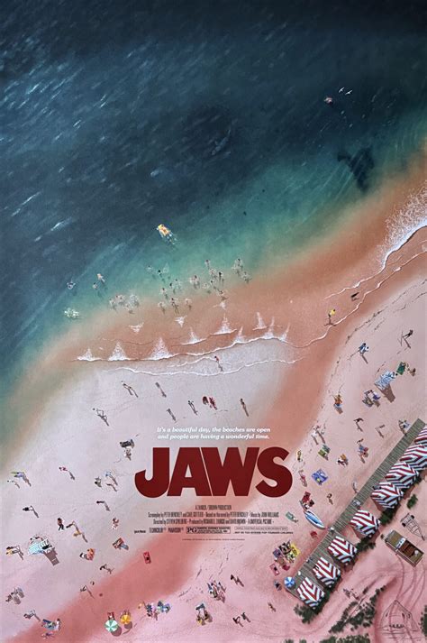 Jaws Alternative Movie Poster - Steven Spielberg - Art Print