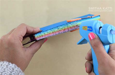 DIY Hot Glue Book Binding with Video Tutorial - Smiling Colors