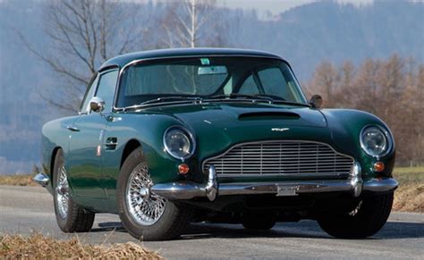 Classic Aston Martin DB5 in British racing green. My name is Code ...