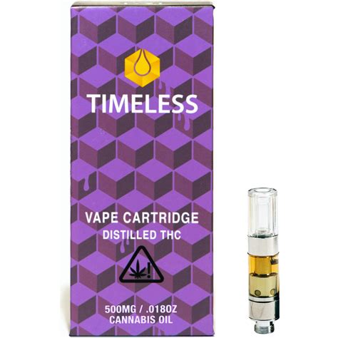 Timeless Bubba Kush 500mg Vape Cartridge (Rest) - Timeless Vapes