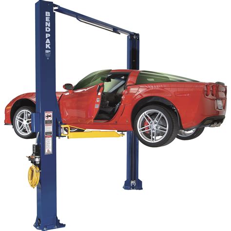 BendPak Dual-Width 2-Post Asymmetric Car Lift — 10,000-Lb. Capacity ...