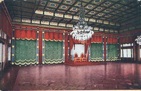 Imperial Palace (Meiji Palace) interiors, Tokyo, c. 1920. | Old ...