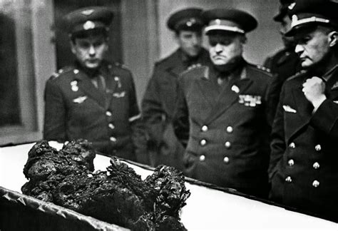 The remains of the astronaut Vladimir Komarov, a man who fell from ...