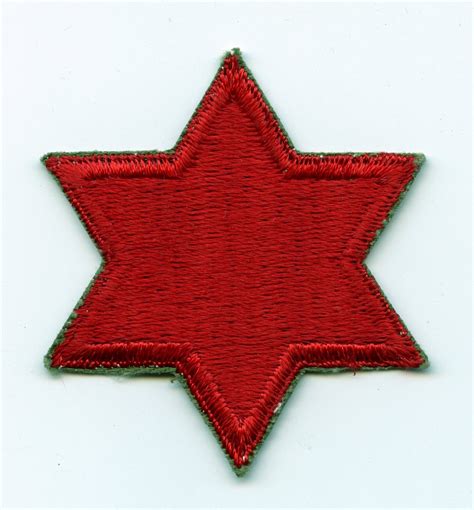 WW2 6th Infantry Division Patch | Chasing Militaria