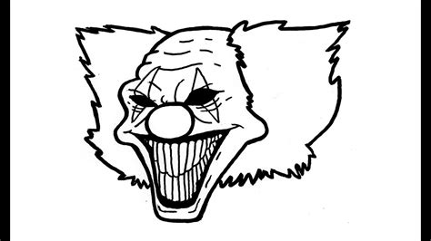 Evil Clown Drawings | Free download best Evil Clown Drawings on ...