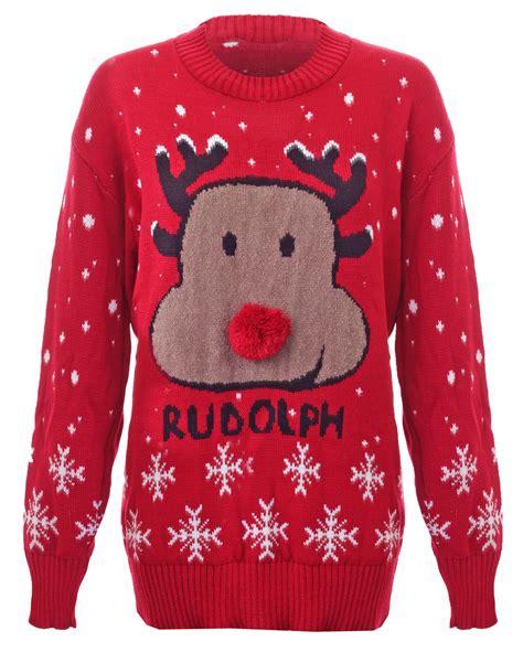 Unisex Kids Ladies Popular Christmas Cable Knitted Jumpers LED Light ...