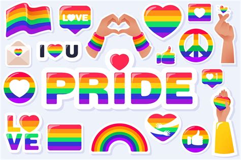 Pride LGBTQ+ Icon Set | Photoshop Graphics ~ Creative Market