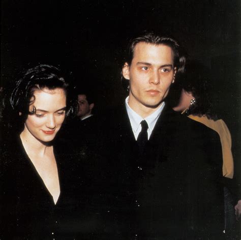 Johnny Depp and Winona Ryder at ShoWest 1990 - JOHNNY DEPP & WINONA ...