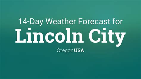 Lincoln City, Oregon, USA 14 day weather forecast