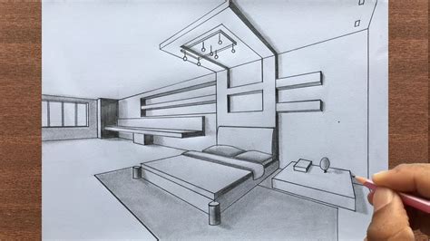 How To Draw Room 060611 Two Point Perspective Drawing And Paint ...