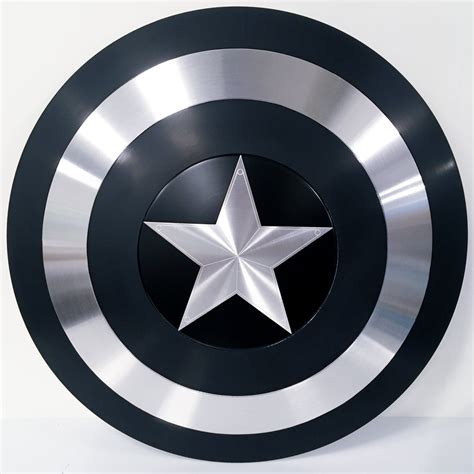 Black Captain America Shield - Metal Prop Replica – Comic Sandwiches