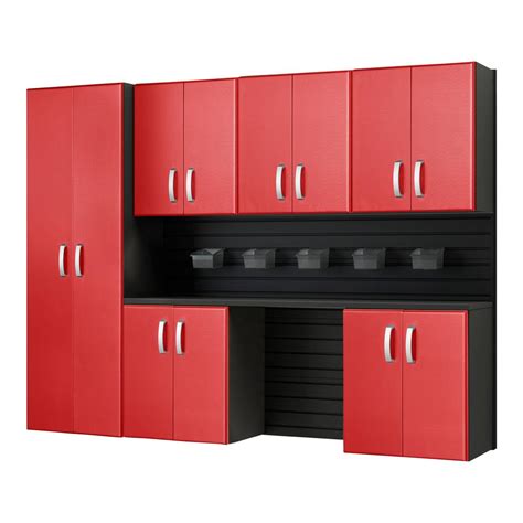 Flow Wall Modular Wall Mounted Garage Cabinet Storage Set with ...