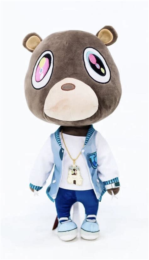 Kanye West Graduation Bear | Plush Toy | Rare | Ye | GOAT | Pink Polo ...