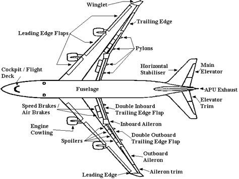 Aircraft Parts & Function | Aircraft parts, Aviation education ...