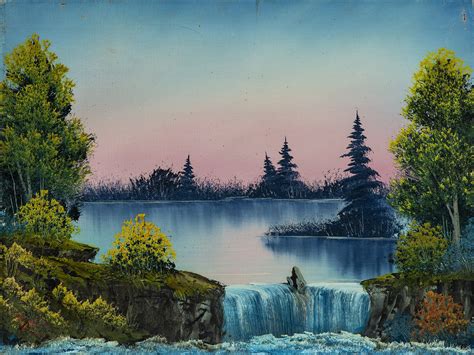 Waterfall Paintings By Bob Ross