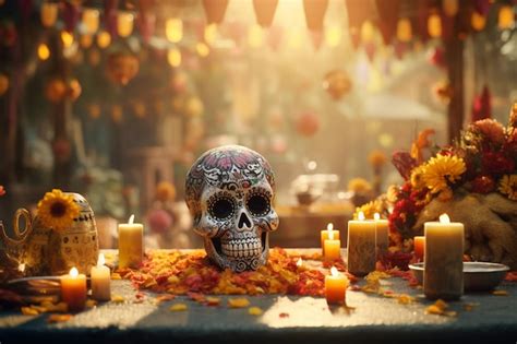 Premium AI Image | Day of the Dead Traditions in Mexico