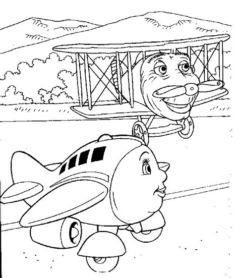 Jay Jay The Jet Plane Coloring Pages - Coloring Home