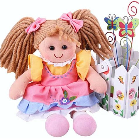 Smafes 28cm soft rag dolls toys for girls plush baby born doll with ...