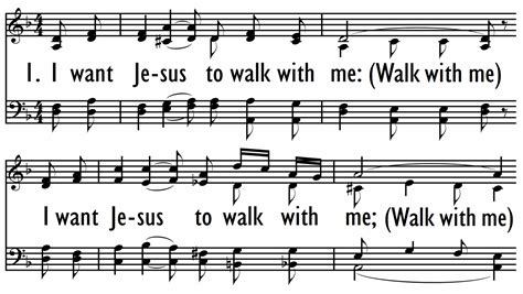 I WANT JESUS TO WALK WITH ME | Digital Songs & Hymns