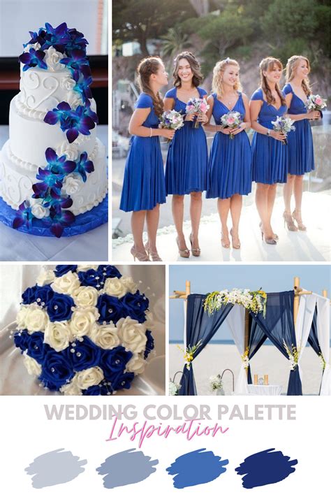 Wedding Color Palette Inspiration I Royal Blue Theme | Wedding color ...