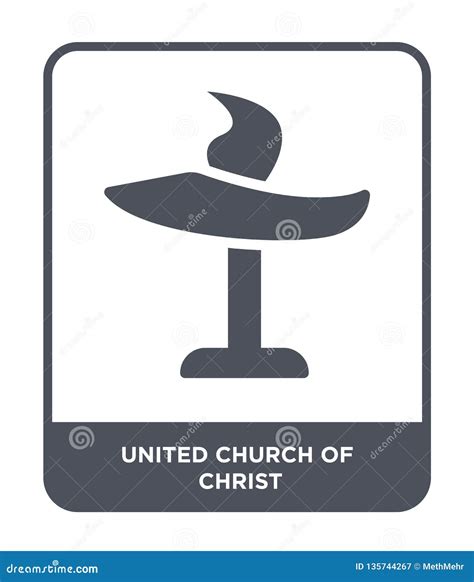 United Church of Christ Icon in Trendy Design Style. United Church of ...