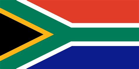 The South African flag, but its L O N G E R (1:2 Ratio) : vexillology