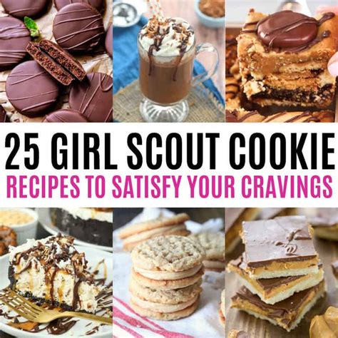 25 Girl Scout Cookie Recipes to Satisfy Your Cravings ⋆ Real Housemoms