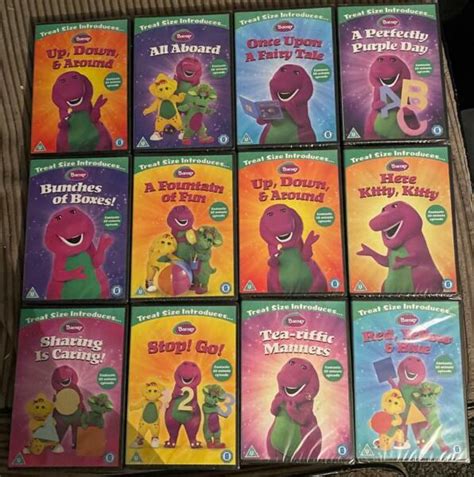 Barney Sesame Street Dvd Lot