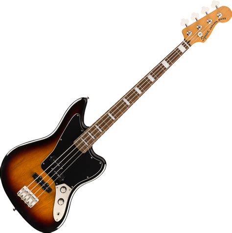 Squier Classic Vibe Jaguar Bass - 3-color sunburst Solid body electric ...