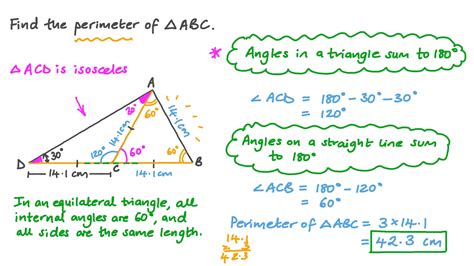 Question Video: Finding the Perimeter of a Triangle | Nagwa