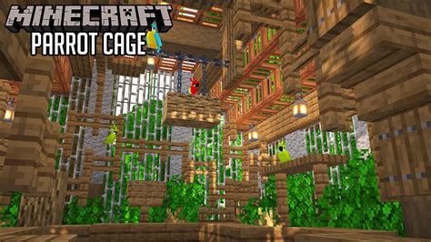 Minecraft: Parrot Cage - YouTube