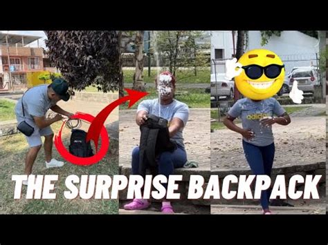 The surprise backpack | क्या है इस बैग का राज? | @prank Buzz | western ...