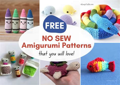 31+ Free No Sew Amigurumi Patterns that You Will Love!