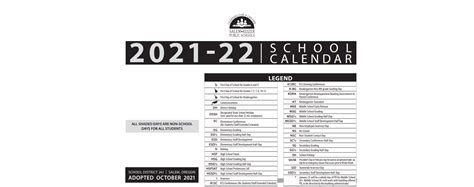 Sumpter Elementary School - School District Instructional Calendar ...