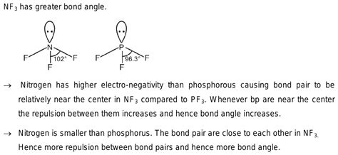 Among NF3 and PF3 which has greater bond angle.Explain in detail??