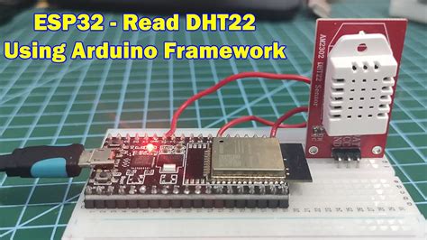 ESP32 - Read DHT22 Sensor using Arduino