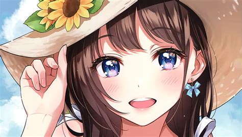 Online crop | HD wallpaper: Anime, Original, Blue Eyes, Brown Hair ...