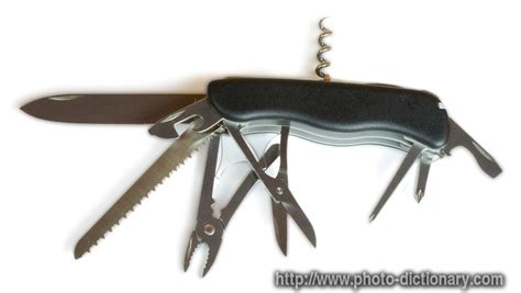 army penknife - photo/picture definition at Photo Dictionary - army ...