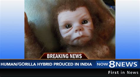 Human/Gorilla Hybrid Infant Born In India, Being Experimented On By ...