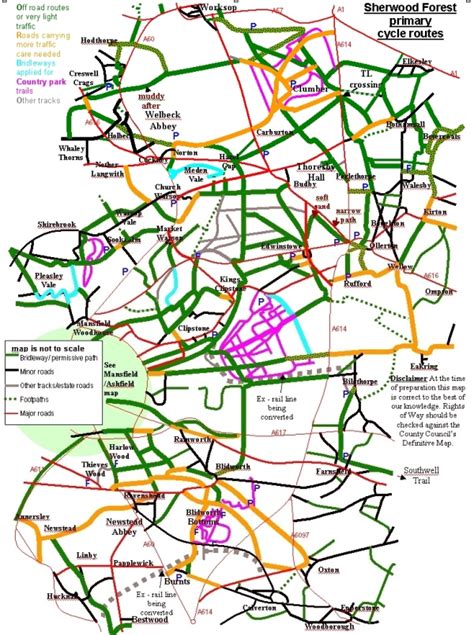 Sherwood Forest cycle route network | Sherwood Forest Information