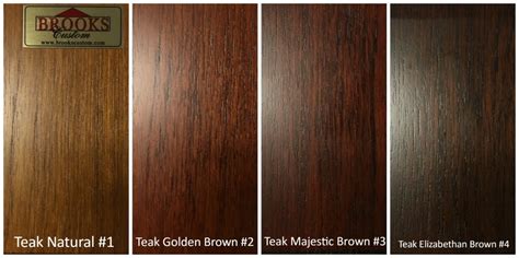 Teak Wide Plank Wood Color Options