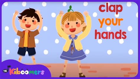 Hand Shake Drawing : Clap Hands Action Songs Children Kiboomers ...