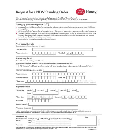 FREE 11+ Sample Money Order Forms in MS Word | PDF