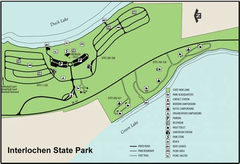 Duck Lake State Park Trail Map - Printable Map