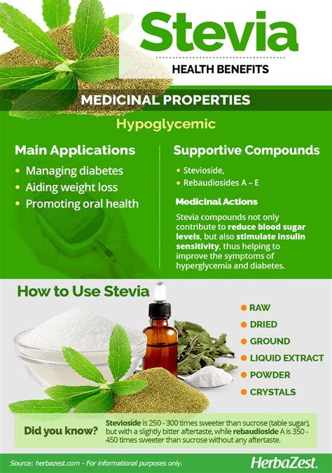 The Benefits Of Stevia - A Guide To The Use and Benefits To Stevia