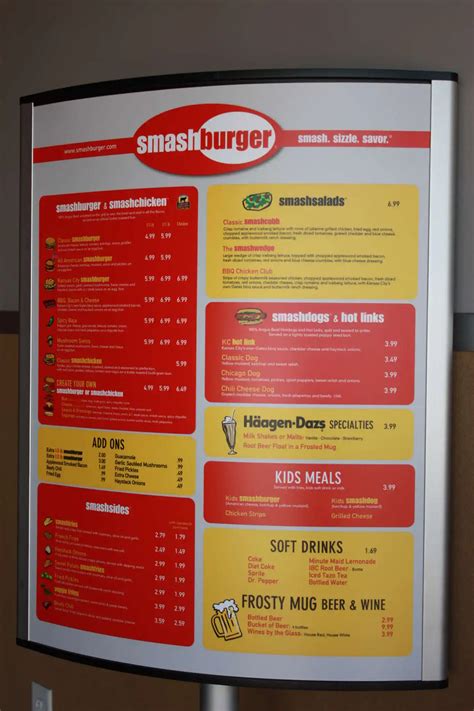 Smashburger Menu, Menu for Smashburger, Olathe, Kansas City, Kansas ...